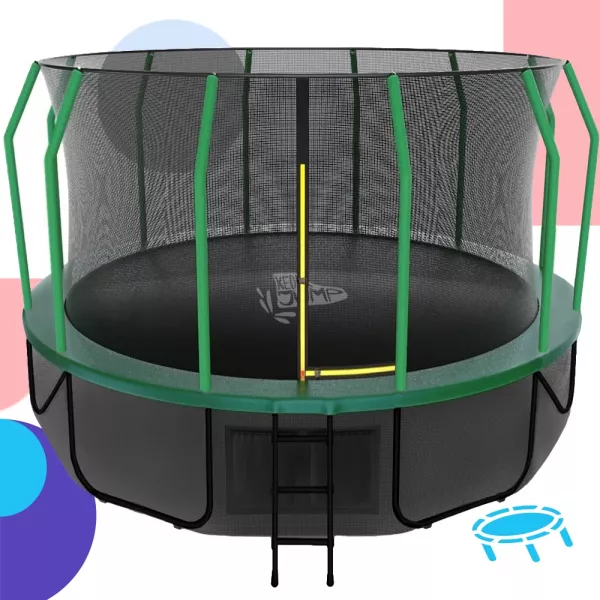 Батут с защитной сеткой KedaJump Jumpinator 16FT																				